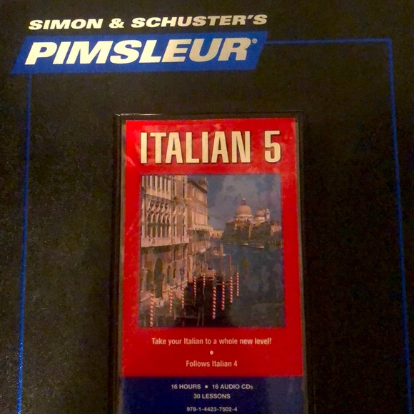 - Pimsleur Italian 5, 2nd edition, 16 CD set, 30 lessons - Picture 1 of 6